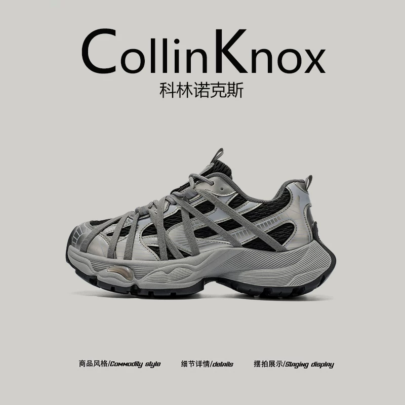 [Thời trang đường phố] CollinKnox 2025 Giày thể thao nam đế dày thời thượng phong cách đường phố mới mùa thu 2025