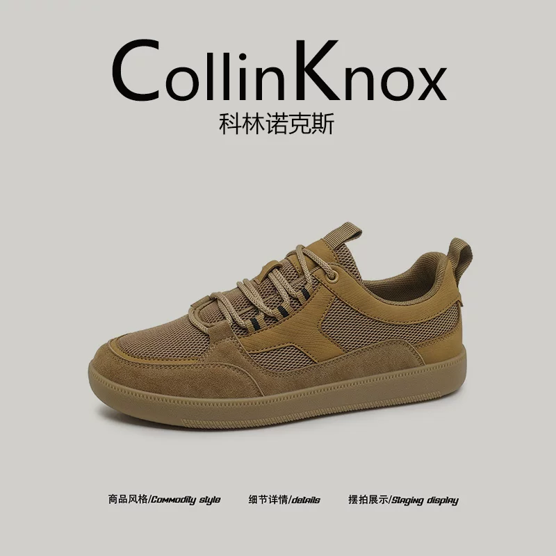 【Trendy ins】CollinKnox2025 Giày thể thao nam lưới cao cấp phong cách mùa thu mới của Đức