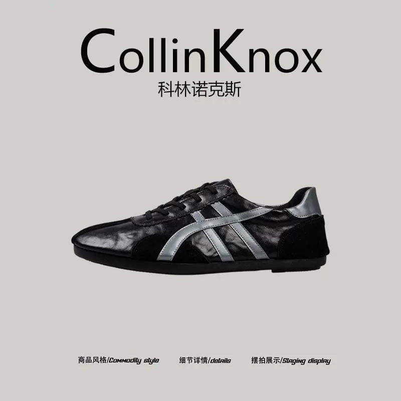 [Da thật được khuyên dùng] Giày thường ngày nam CollinKnox 2026 mùa hè mới, Giày tập luyện kiểu cổ điển Niche Retro của Đức.
