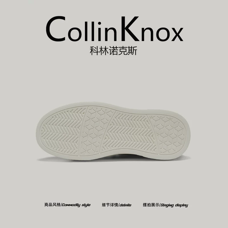 [Phong cách siêu hot] Giày vải canvas phong cách mùa hè mới CollinKnox2025 dành cho nam, giày trượt ván retro đường phố cao cấp