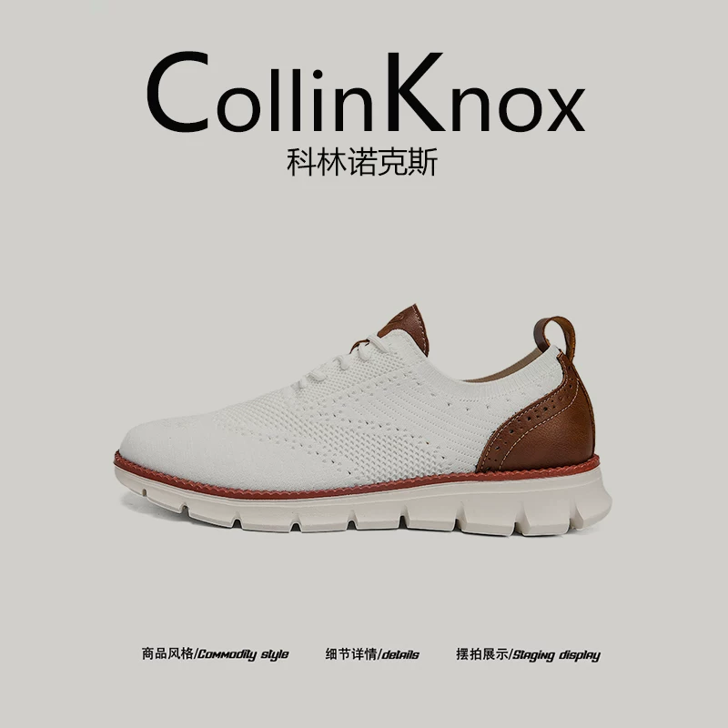 [Khuyến nghị phổ biến] Giày lưới nam mới mùa xuân 2026 của CollinKnox Giày thể thao cổ thấp thoáng khí