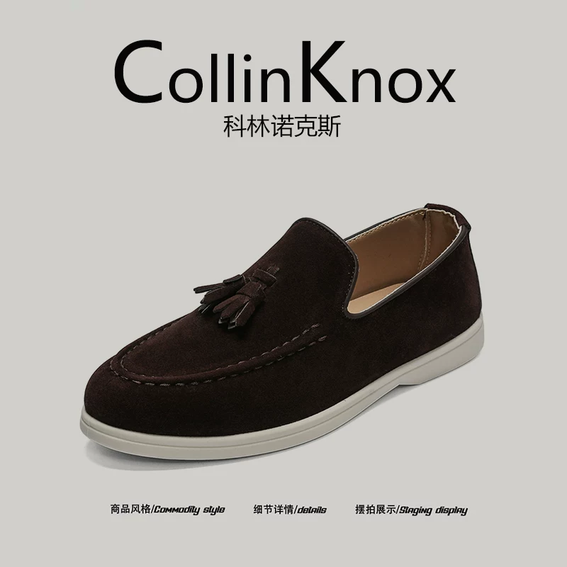 [Chất lượng thương mại quốc tế] Giày lười đa năng CollinKnox Thu 2025 dành cho nam, kiểu xỏ chân