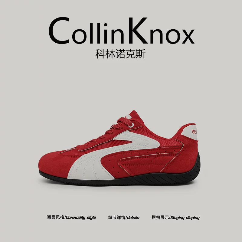 【Bộ màu hợp thời trang】CollinKnox2025 Giày tập luyện lưới mới mùa hè của Đức Giày đua Forrest Gump đế mỏng dành cho nam