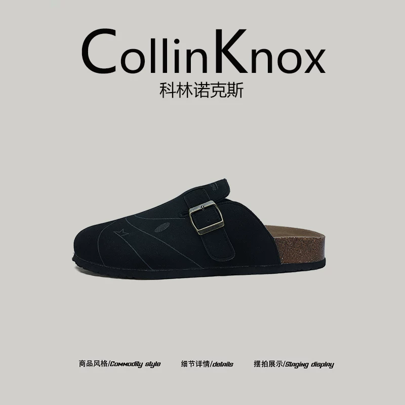 【Món đồ hợp thời trang】Giày Birkenstock nam mới mùa hè 2025 của CollinKnox Giày lười đa năng thông thường