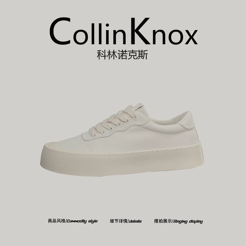 [Phong cách đơn giản] Giày vải CollinKnox 2026 mùa xuân mới kiểu dáng mỏng dành cho nam Giày đế dày thông thường