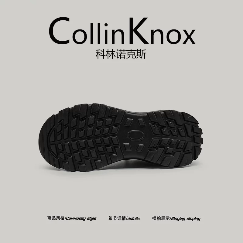 [Outdoor Companion] Giày đi bộ đường dài chống sốc và chống mài mòn mới của CollinKnox2026 dành cho nam, giày thường ngày ngoài trời