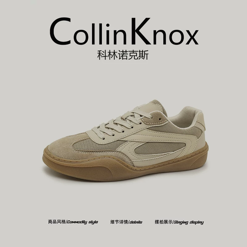 【Sản phẩm mới hợp thời trang】CollinKnox2026 Giày thể thao Forrest Gump có bề mặt lưới mới mùa xuân 2026 Giày thể thao đế cao su dành cho nam của Đức