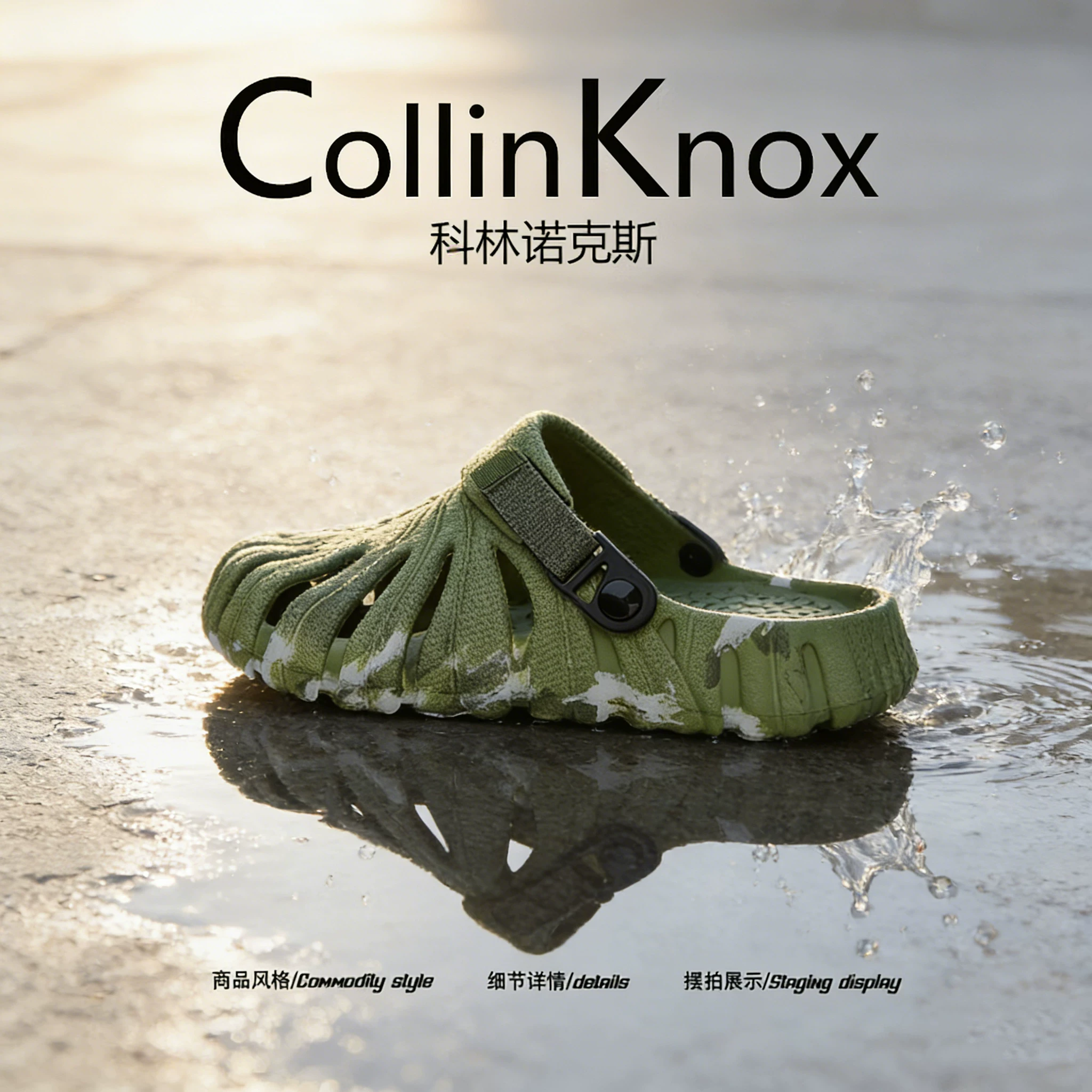 [Traveling Choice No. 1] Dép clogs mùa hè 2026 của CollinKnox dành cho cặp đôi, màu sắc tươi sáng, giày đi biển độc đáo.