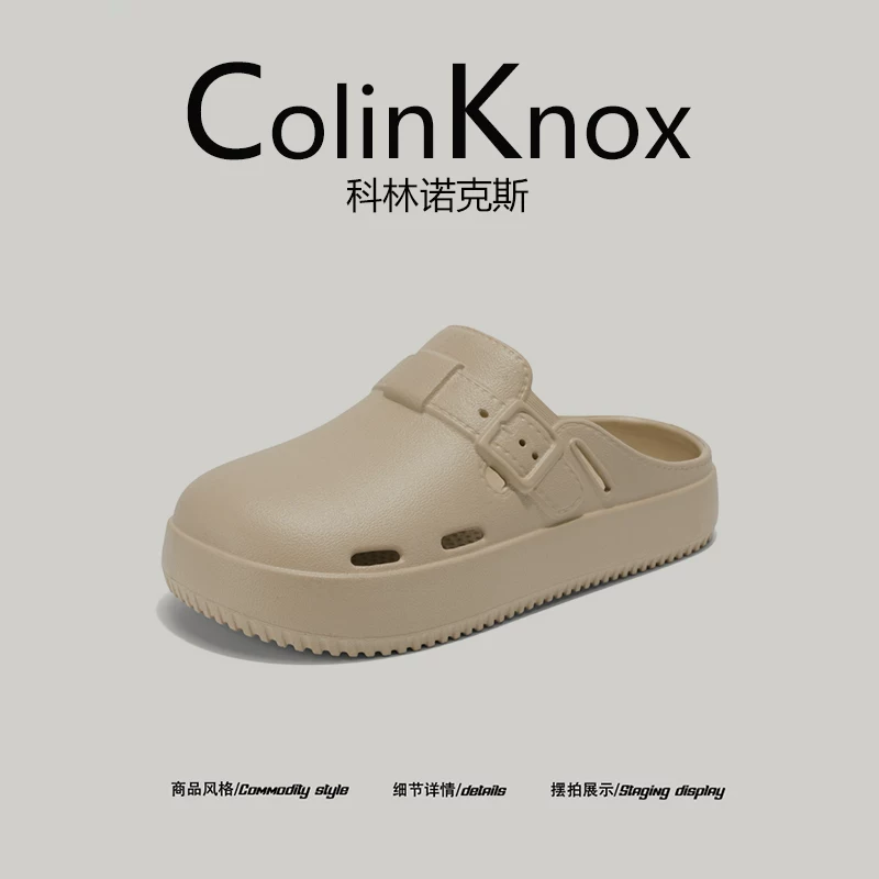 【Màu trơn đa năng】Dép Birkenstock công sở dành cho nam giới kiểu dáng đơn giản mới của CollinKnox mùa hè 2025.