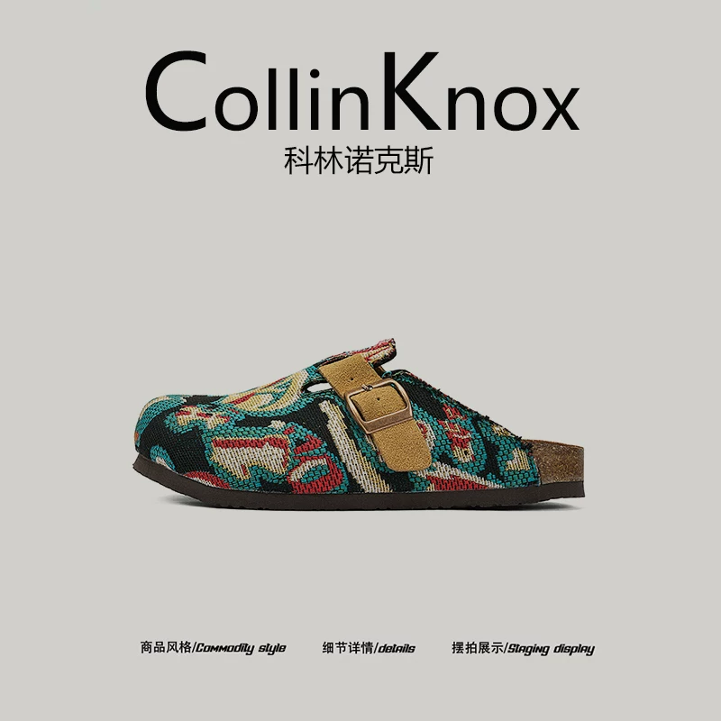 【Hàng hiếm】Giày thường ngày kiểu Birkenstock dành cho nam giới mới của CollinKnox mùa hè 2026