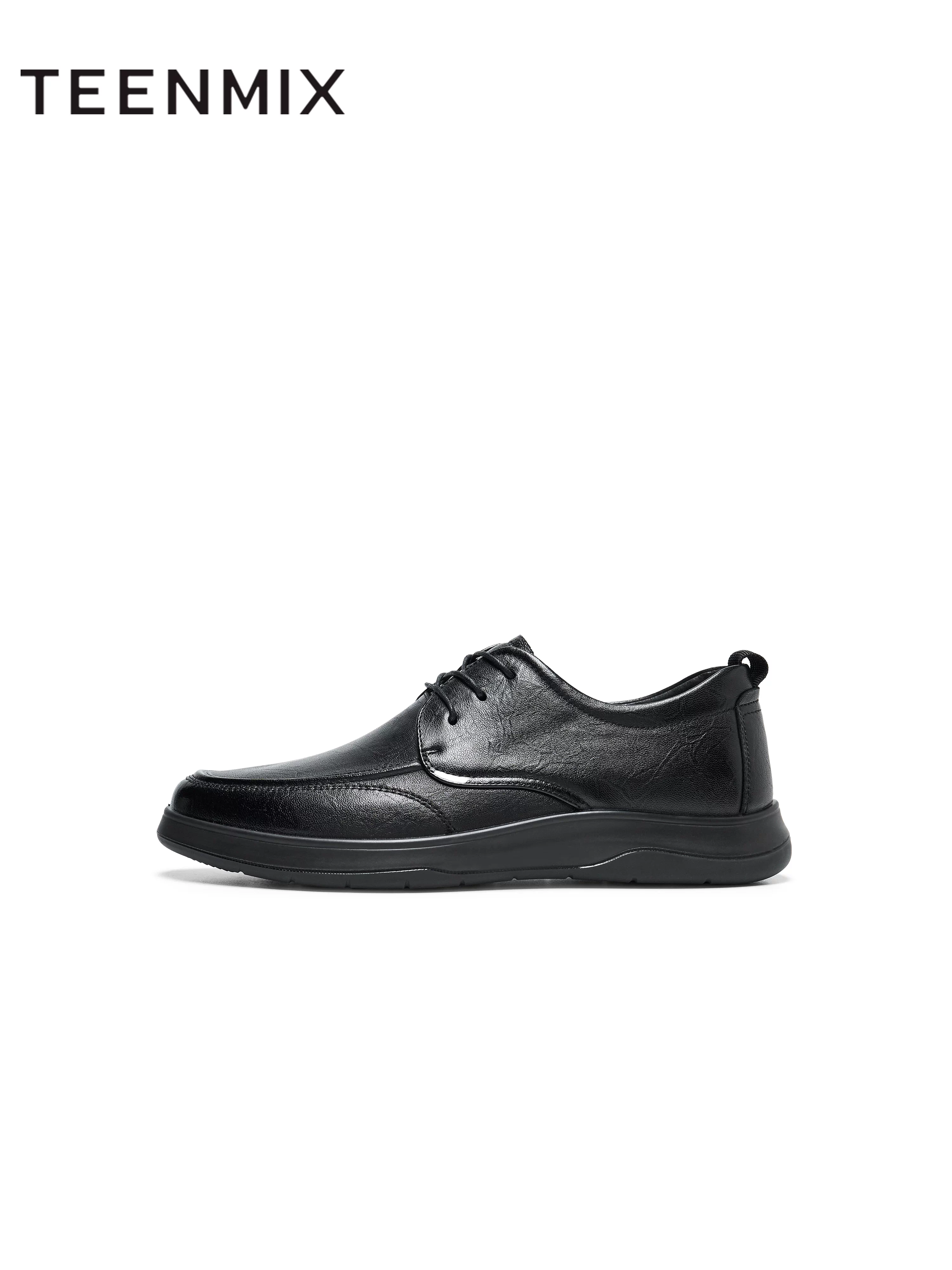 Tianmeiyi Spring Bộ sưu tập mới Phiên bản trung tâm mua sắm Giày da nam buộc dây đa năng phong cách công sở thông thường 3TK02AM5