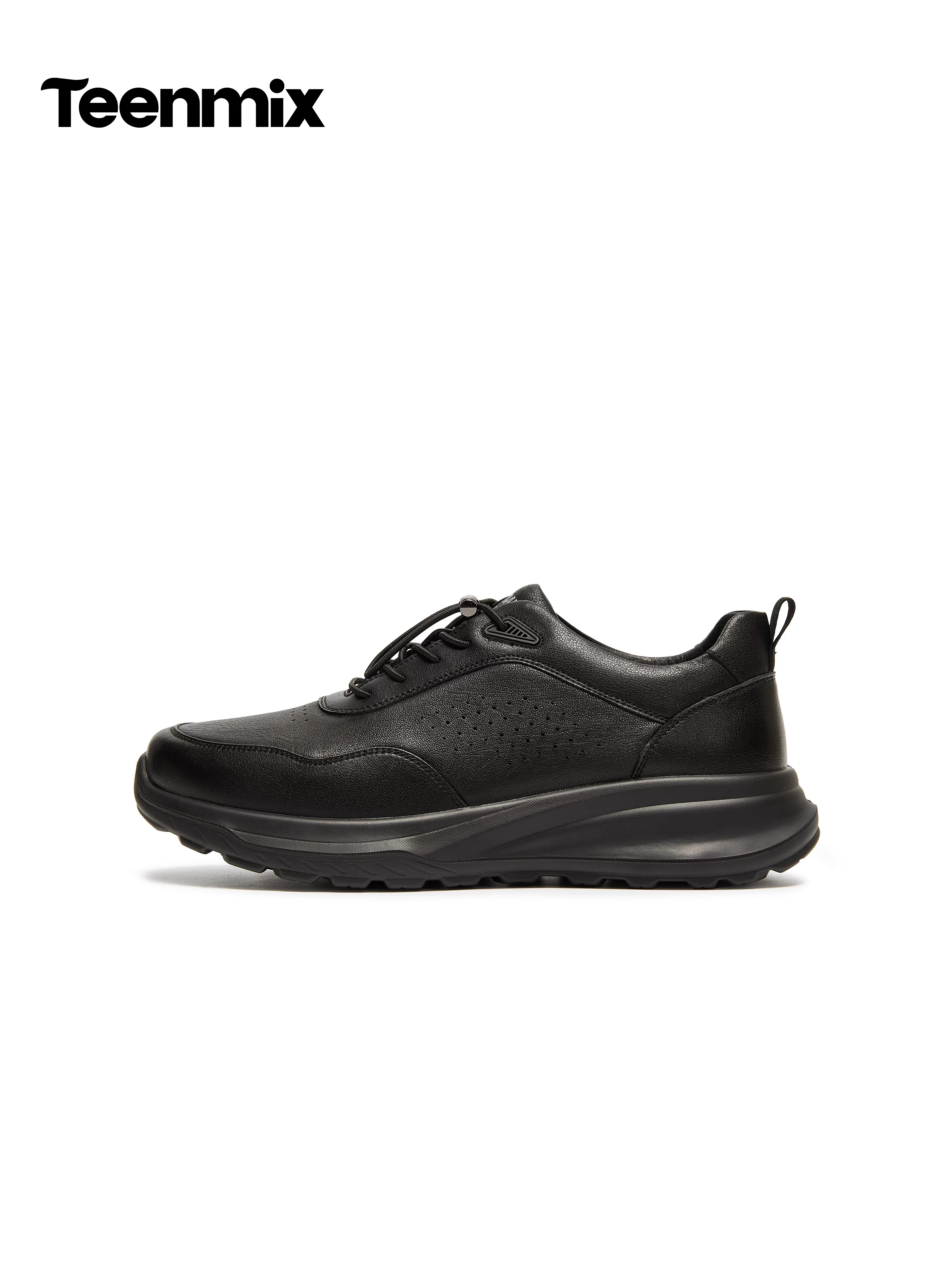 Tianmeiyi 2026 Mùa Xuân Phong Cách Mới Đi Làm Hàng Ngày Đa Năng Đơn Giản Retro Nam Giày Da XXP01AM6