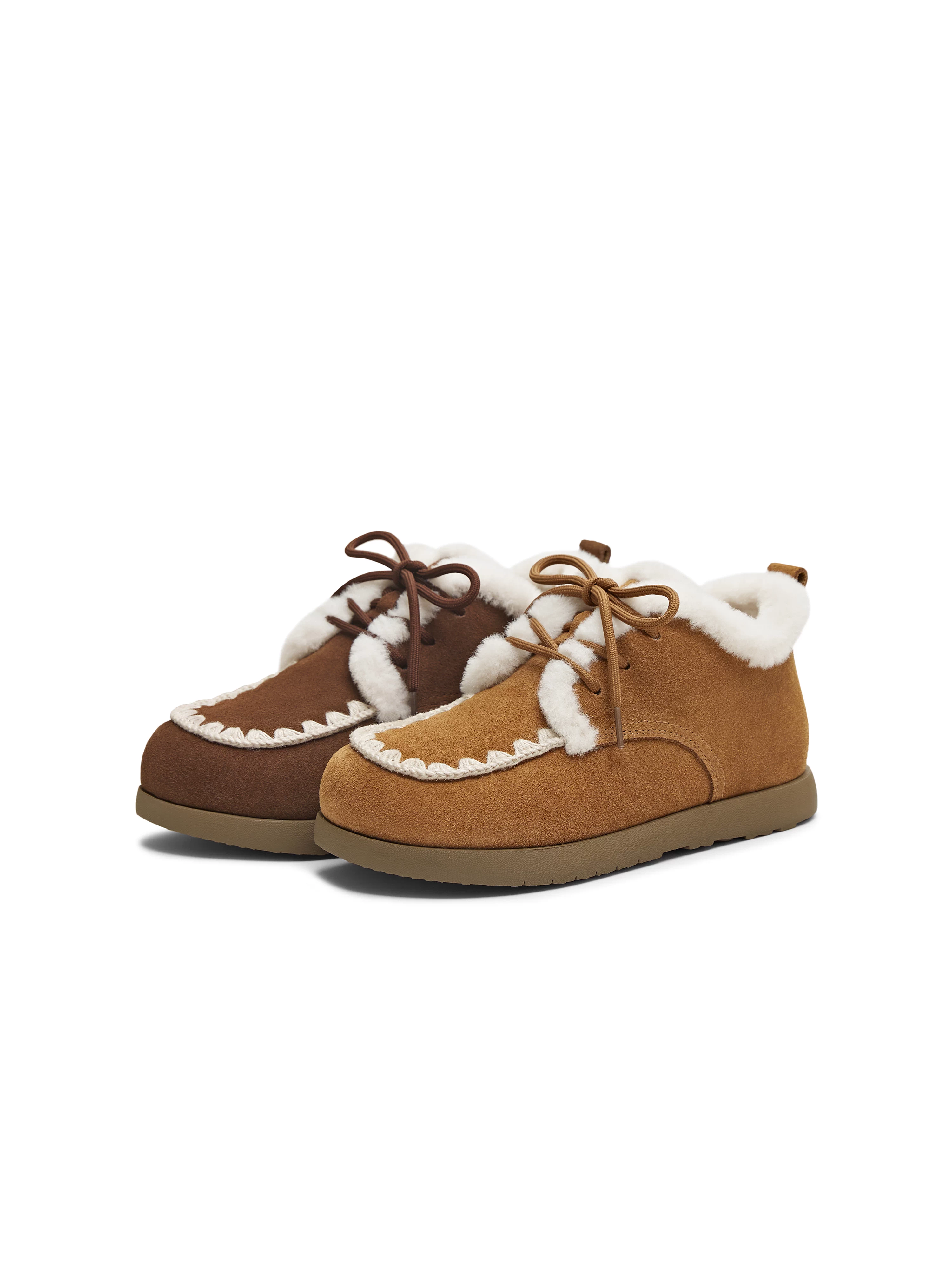 Giày bốt nữ Tianmeiyi kiểu Birkenstock cổ điển, lót lông mềm, chất liệu cotton, kiểu ngắn, mùa đông 2025, mẫu mới BL931DM5