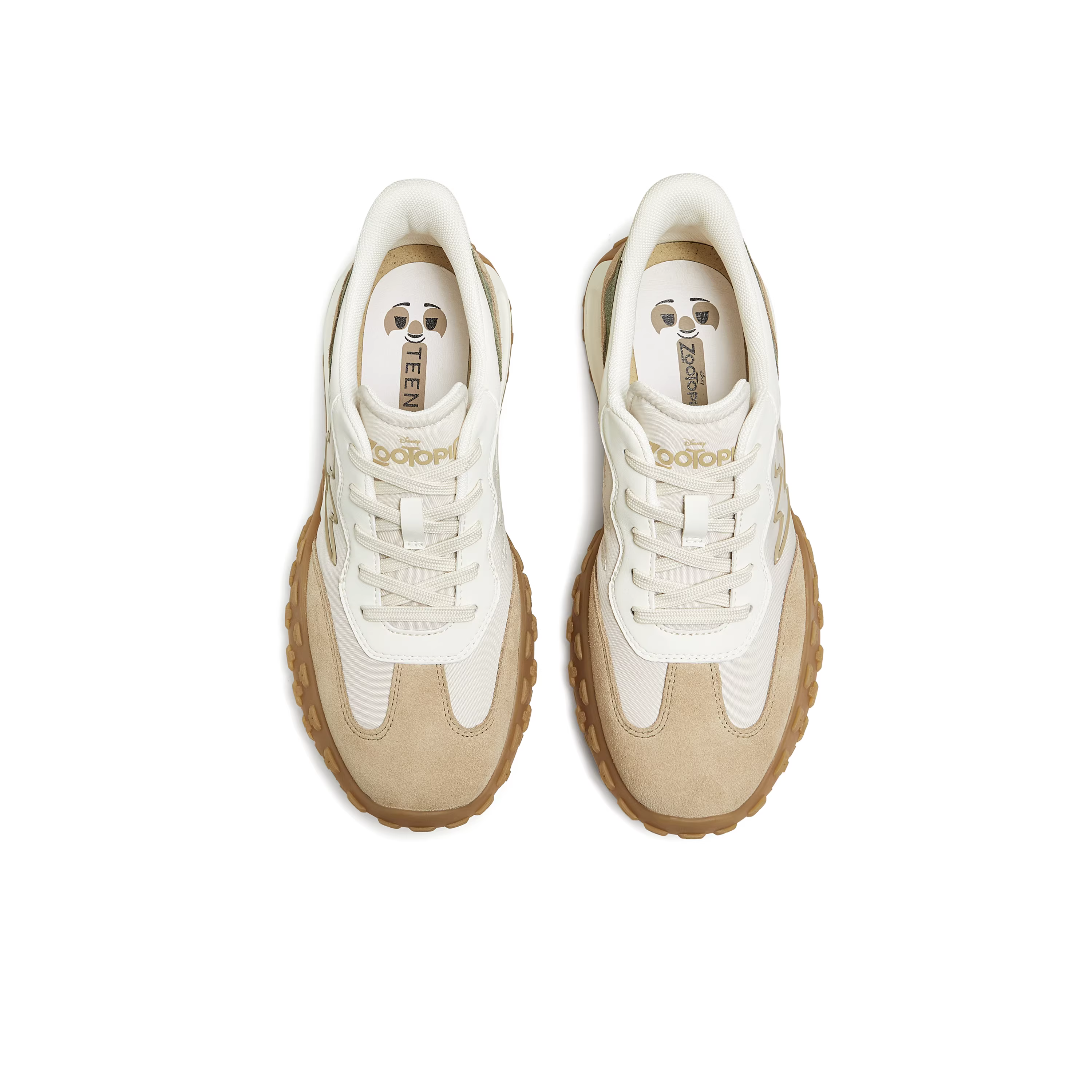 Mẫu mới mùa đông Tianmeiyi, cùng kiểu dáng như trong các trung tâm mua sắm, giày tập thể thao hợp tác Zootopia, giày bánh quế nam.