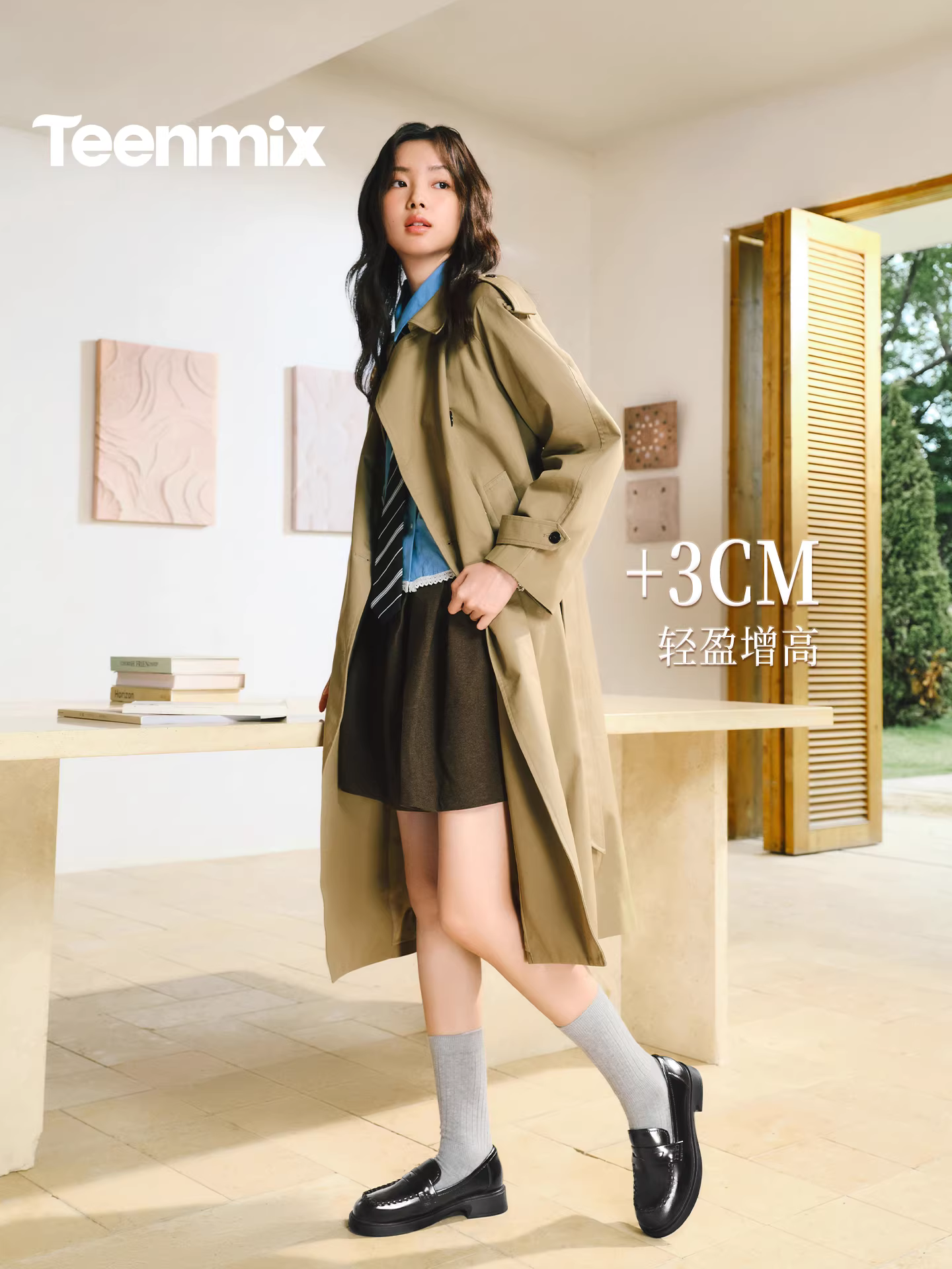 Tianmeiyi retro giày lười kiểu Anh giày đế bằng nữ đế mềm giày da nhỏ giày đơn 2026 mẫu mới mùa xuân COY51AA6