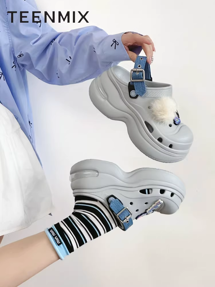 Xu Yiyang, Sun Qian, Tianmei, Zootopia hợp tác sản xuất dép cói hình kẹo dẻo, dép bông lót lông cừu đế dày mới dành cho nữ