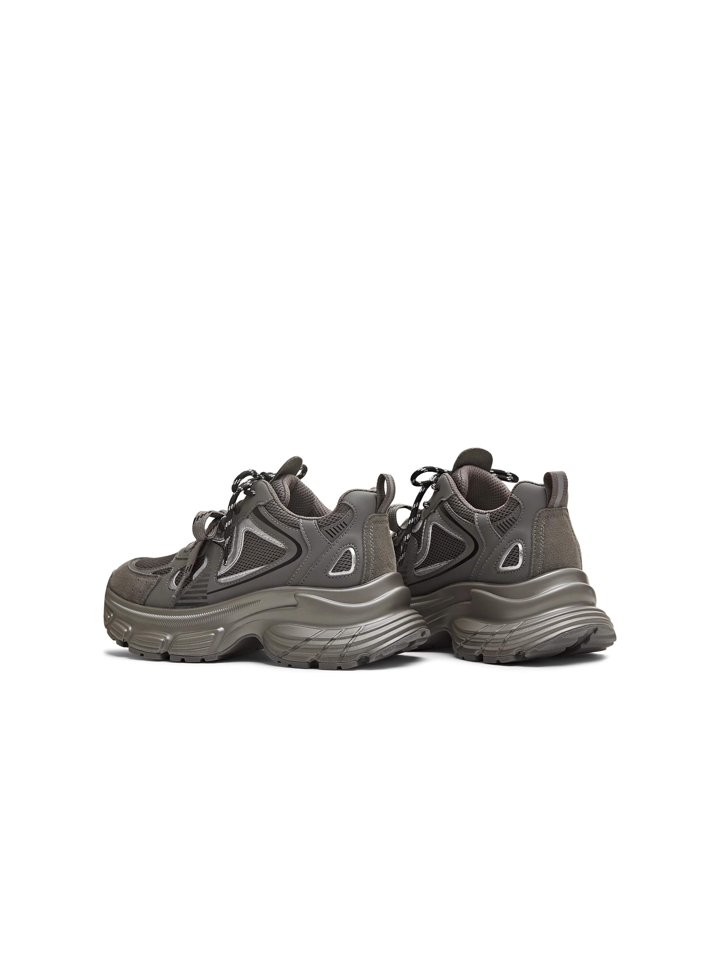 Giày thể thao nữ Tianmeiyi đế dày tăng chiều cao kiểu dáng thời trang, dây buộc, mùa đông 2025, mẫu mới BK963DM5