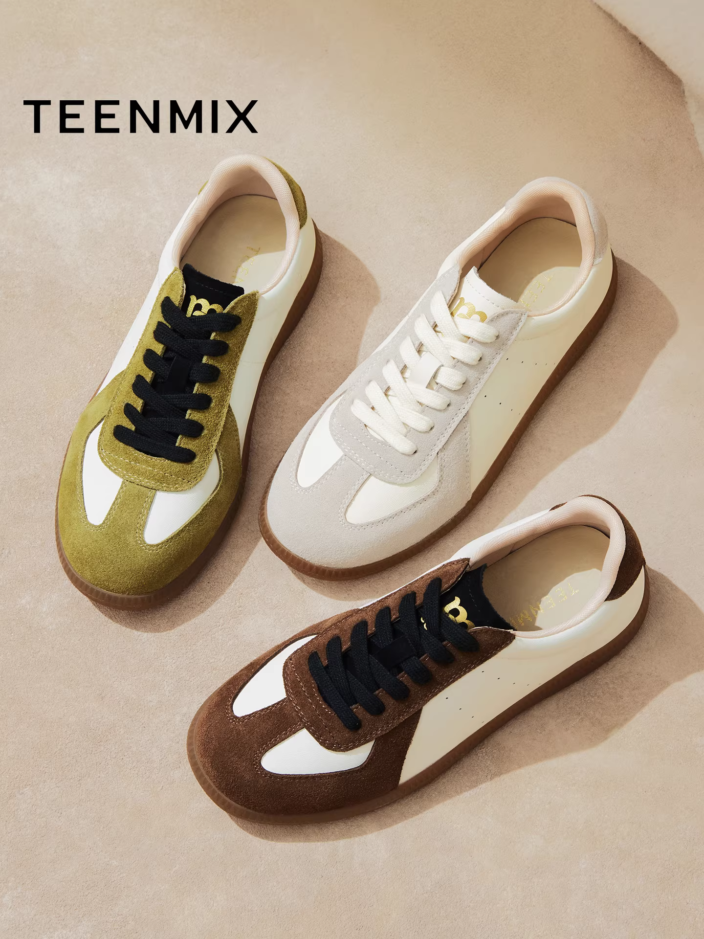 Giày tập luyện đế mỏng kiểu cổ điển Tianmeiyi, giày thể thao, giày thường ngày nữ, mẫu mới thu 2025 KG141DM5