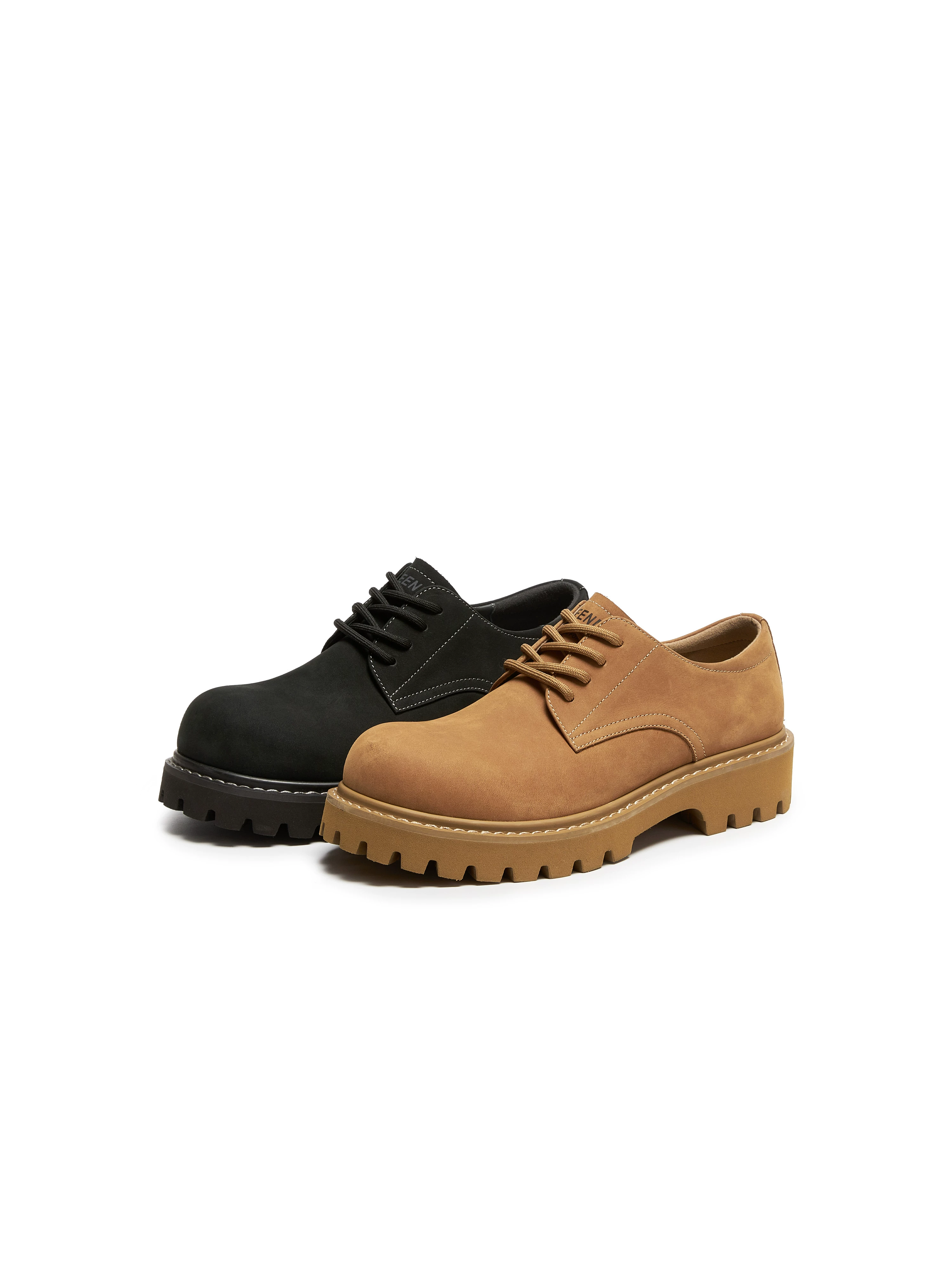 Tianmeiyi 2026 Mùa Xuân Mới Đế Dày Phong Cách Retro Anh Quốc Buộc Dây Giày Da Nam Giày Công Sở GZX02AM6