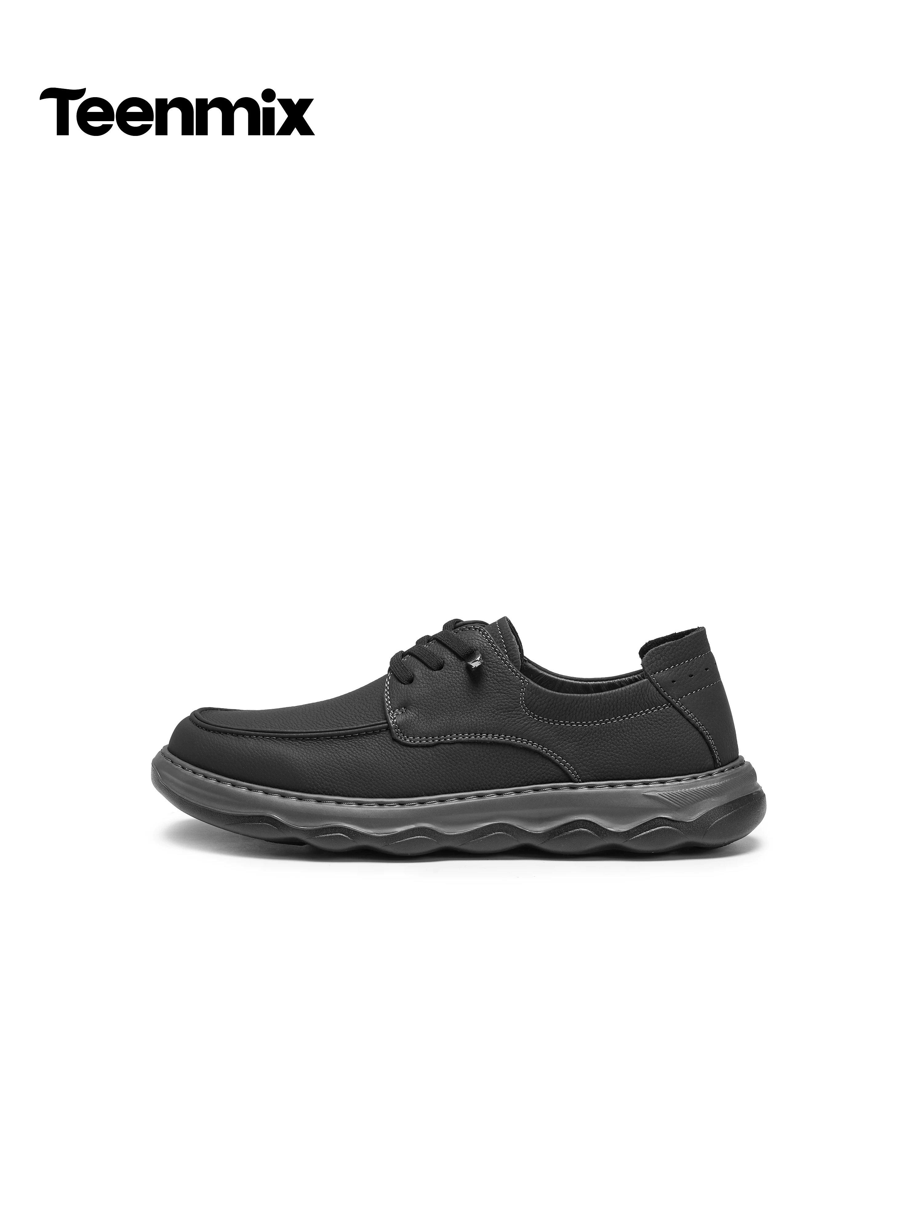 Tianmeiyi 2026 Mùa xuân phong cách mới Trung tâm mua sắm Cùng mẫu Giày da nam đa năng đi làm hàng ngày đi chơi 3ZF01AM6