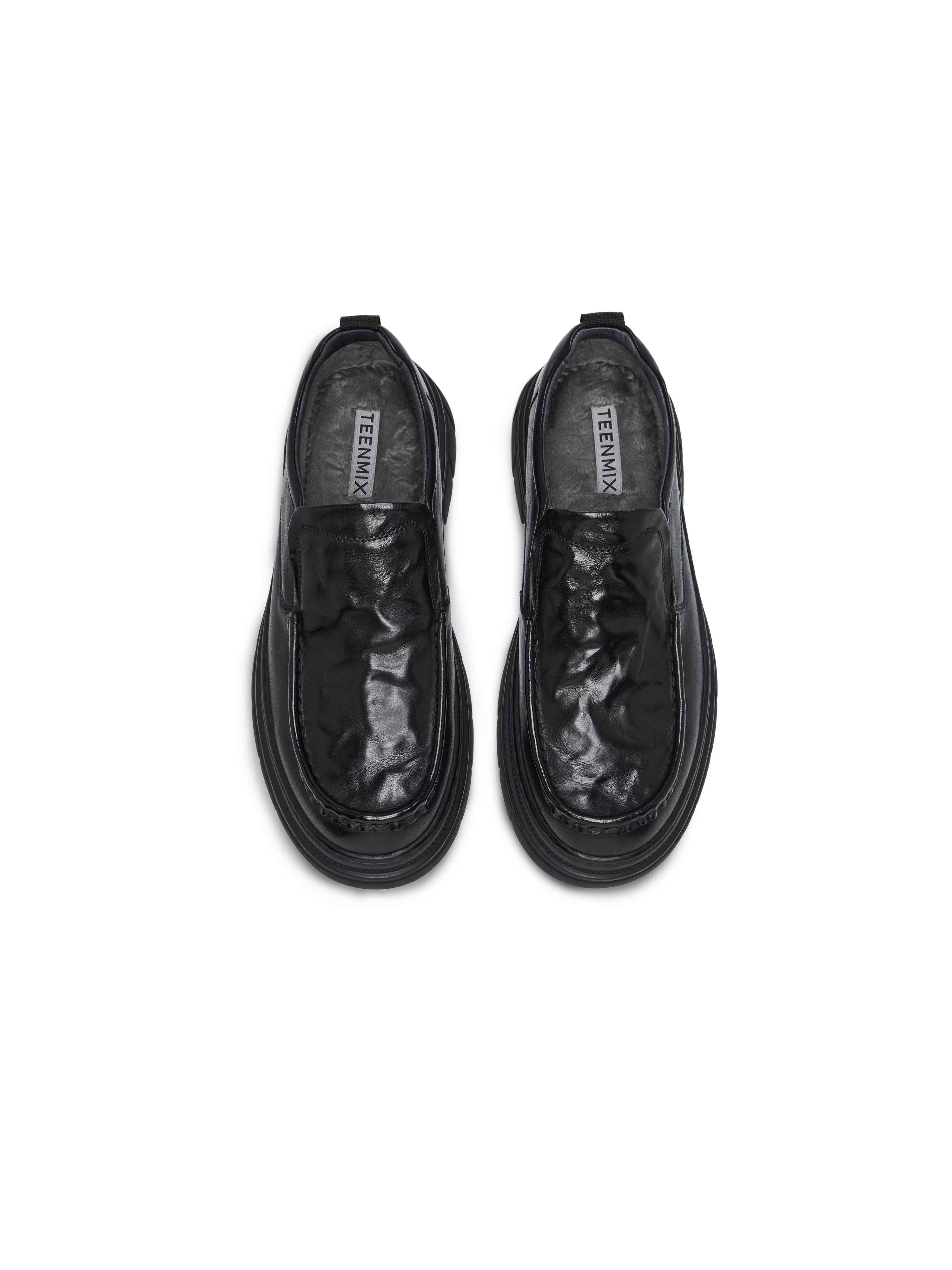 Mẫu mới mùa đông Tianmeiyi, cùng kiểu dáng như trong trung tâm thương mại, giày da nam thông thường, thoải mái và đa năng, kiểu lười EWW02DM4