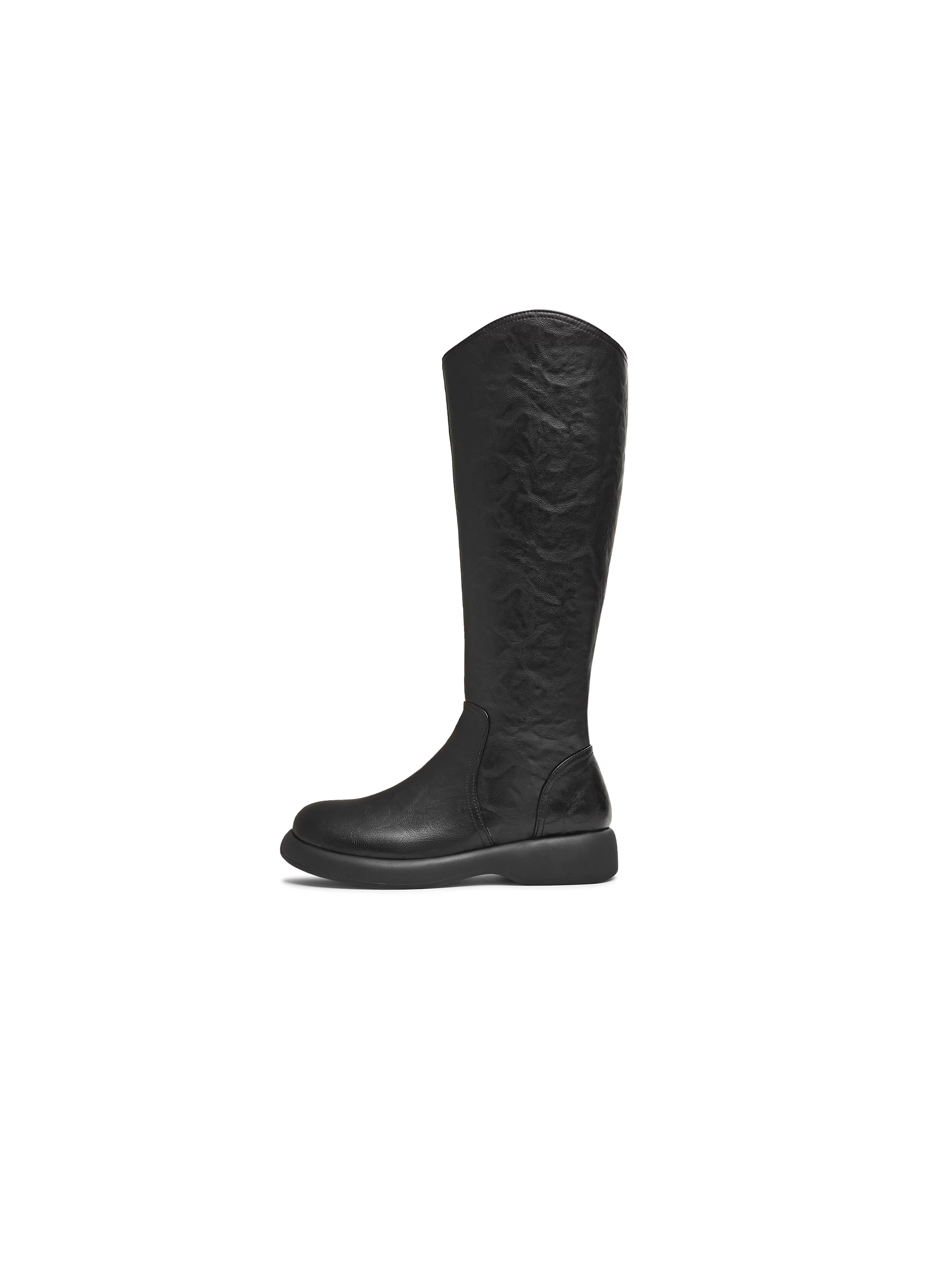 Giày bốt hiệp sĩ đế dày cổ điển Tianmeiyi, bốt dài, giày nữ, bốt thời trang cổ cao, bốt da, mẫu mới mùa đông 2025 CFT80DG5