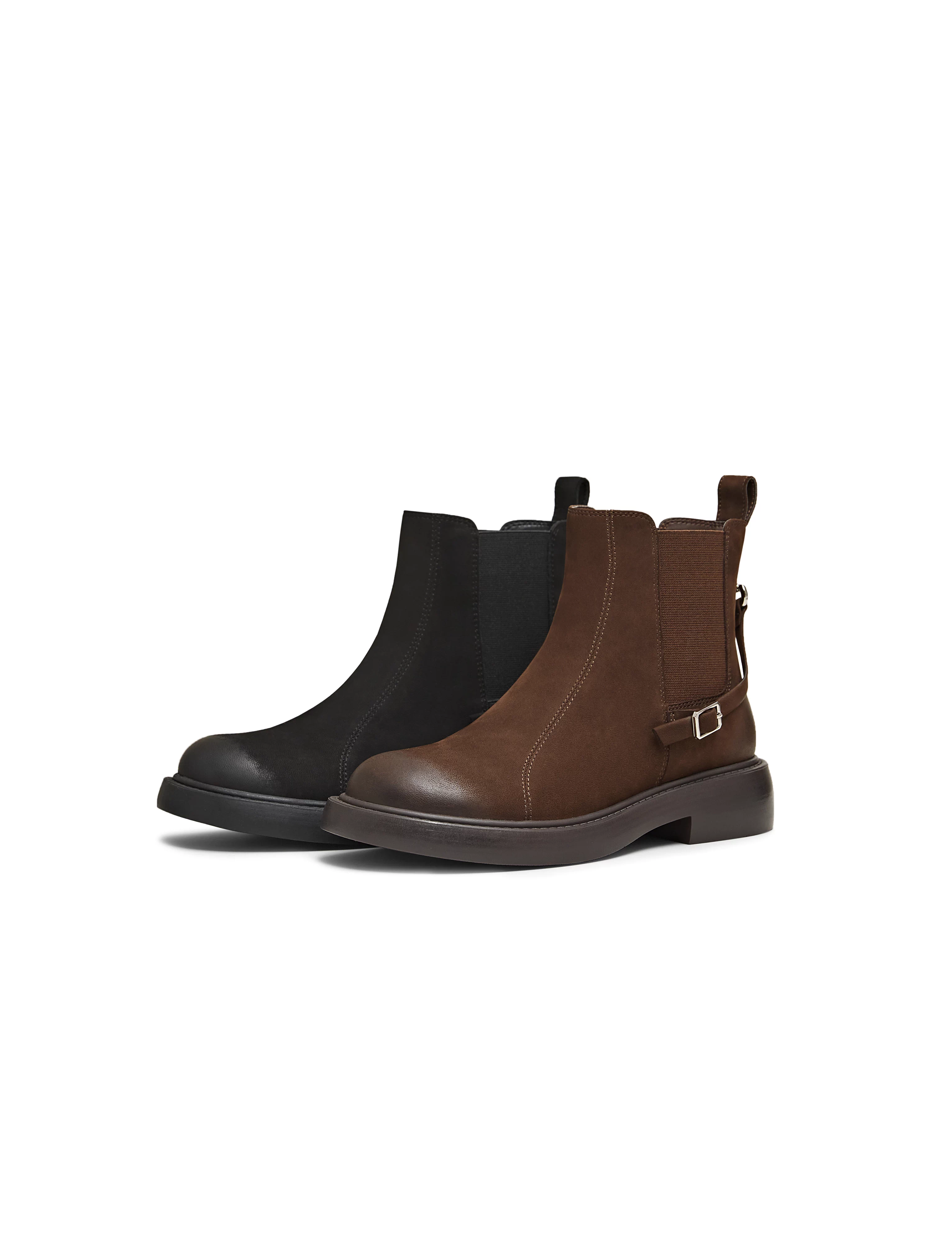 Giày Chelsea đế dày phong cách retro Tianmeiyi, giày thời trang nữ, lót lông cừu, kiểu ngắn, mẫu mới mùa đông 2025, mã BL761DD5