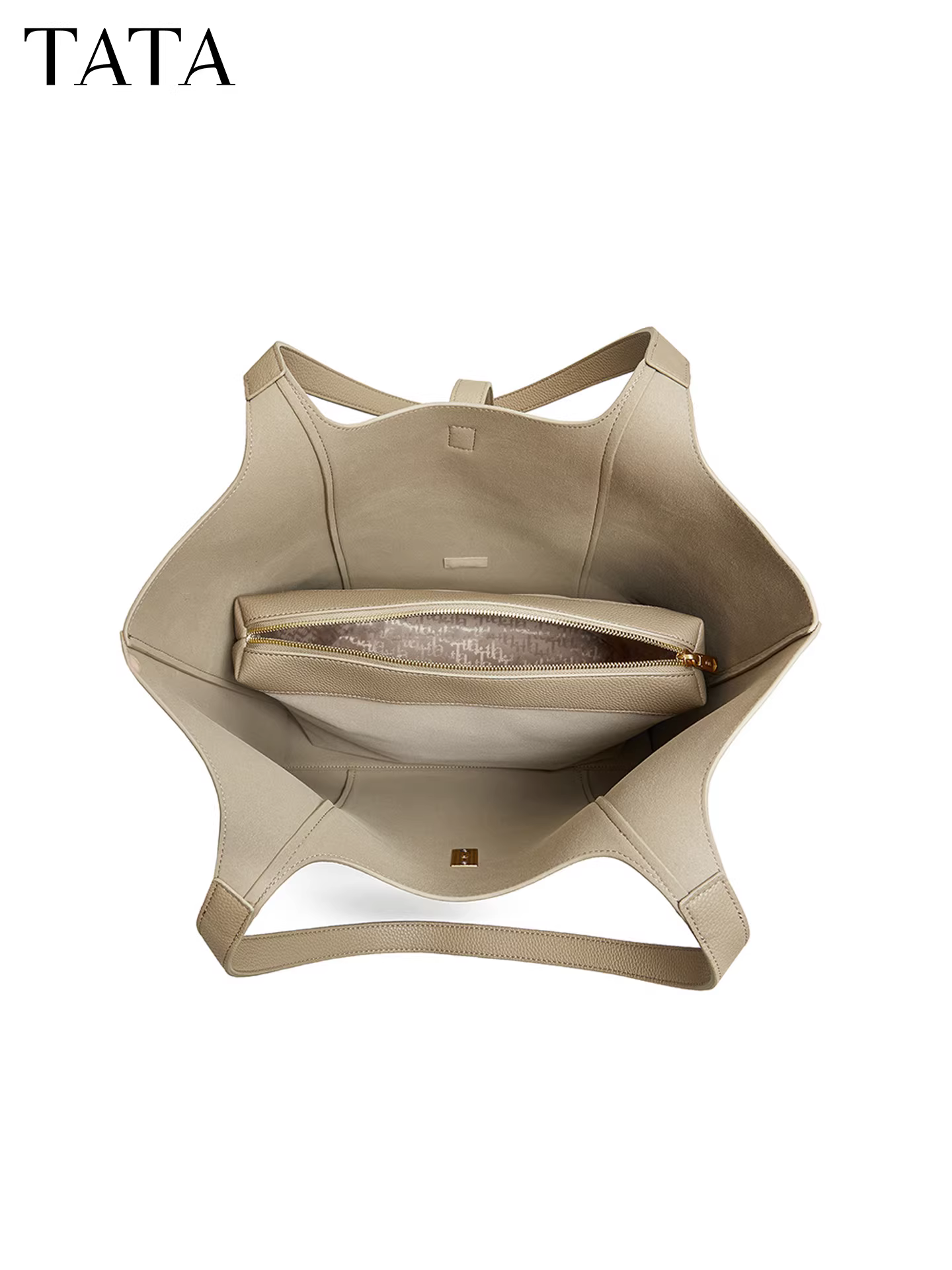 TATA túi tote sức chứa lớn túi xách nữ đi lại túi đeo vai túi xách túi lớn mùa đông mẫu mới X3368CX4