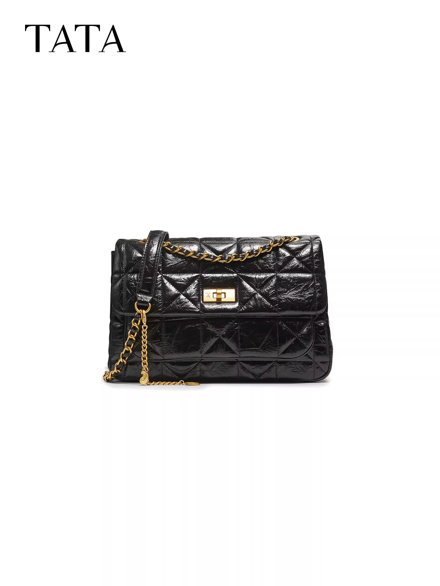 Túi xách nữ TATA 2025 Mùa đông Mẫu mới Túi đeo chéo nhỏ sang trọng phong cách công sở Túi đeo vai đa năng X3514DX5