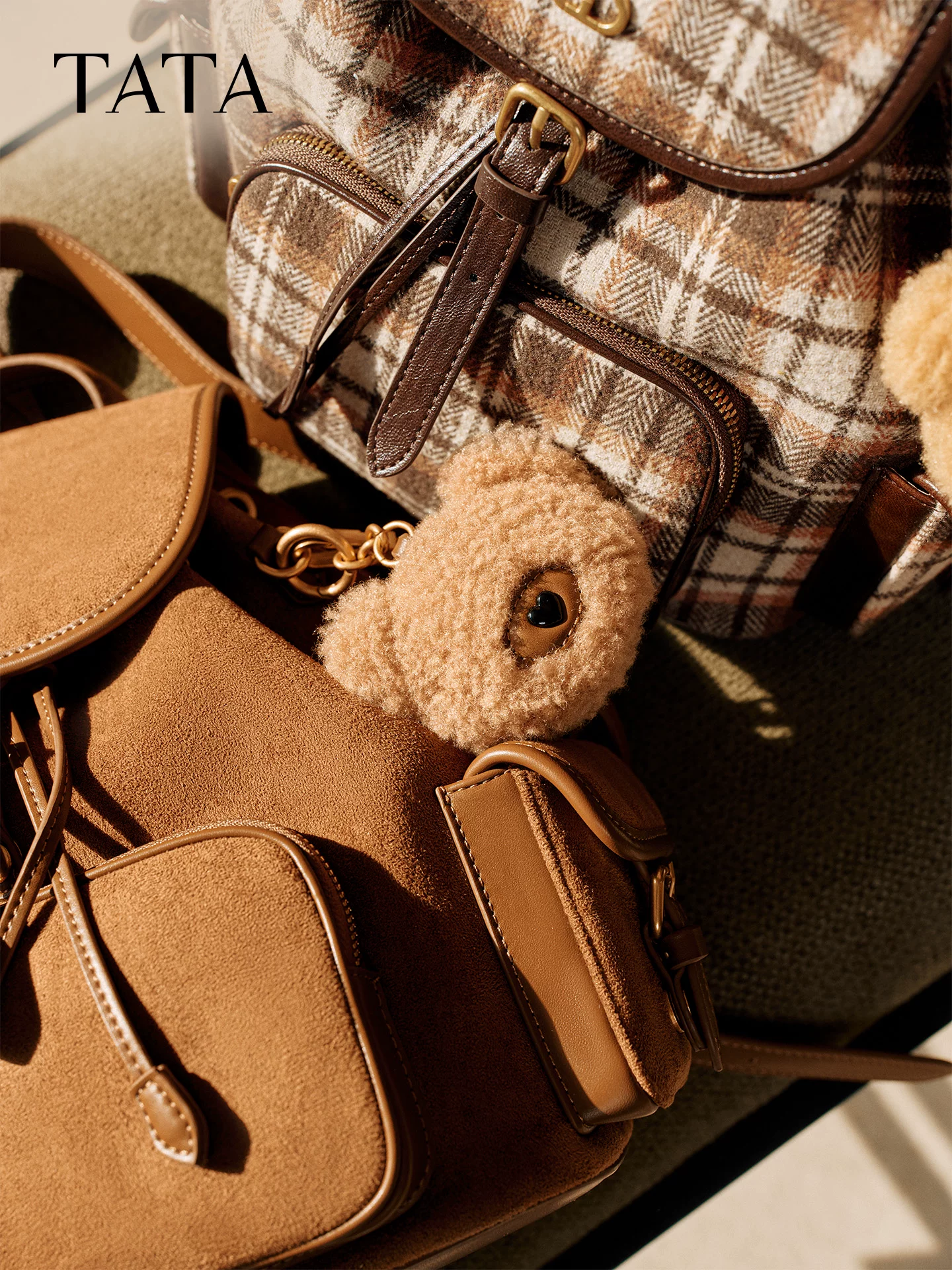 Ba lô TATA mẫu 2025 dành cho học sinh trung học, túi phong cách Ins dành cho học sinh trung học, túi nhẹ X3527DX5