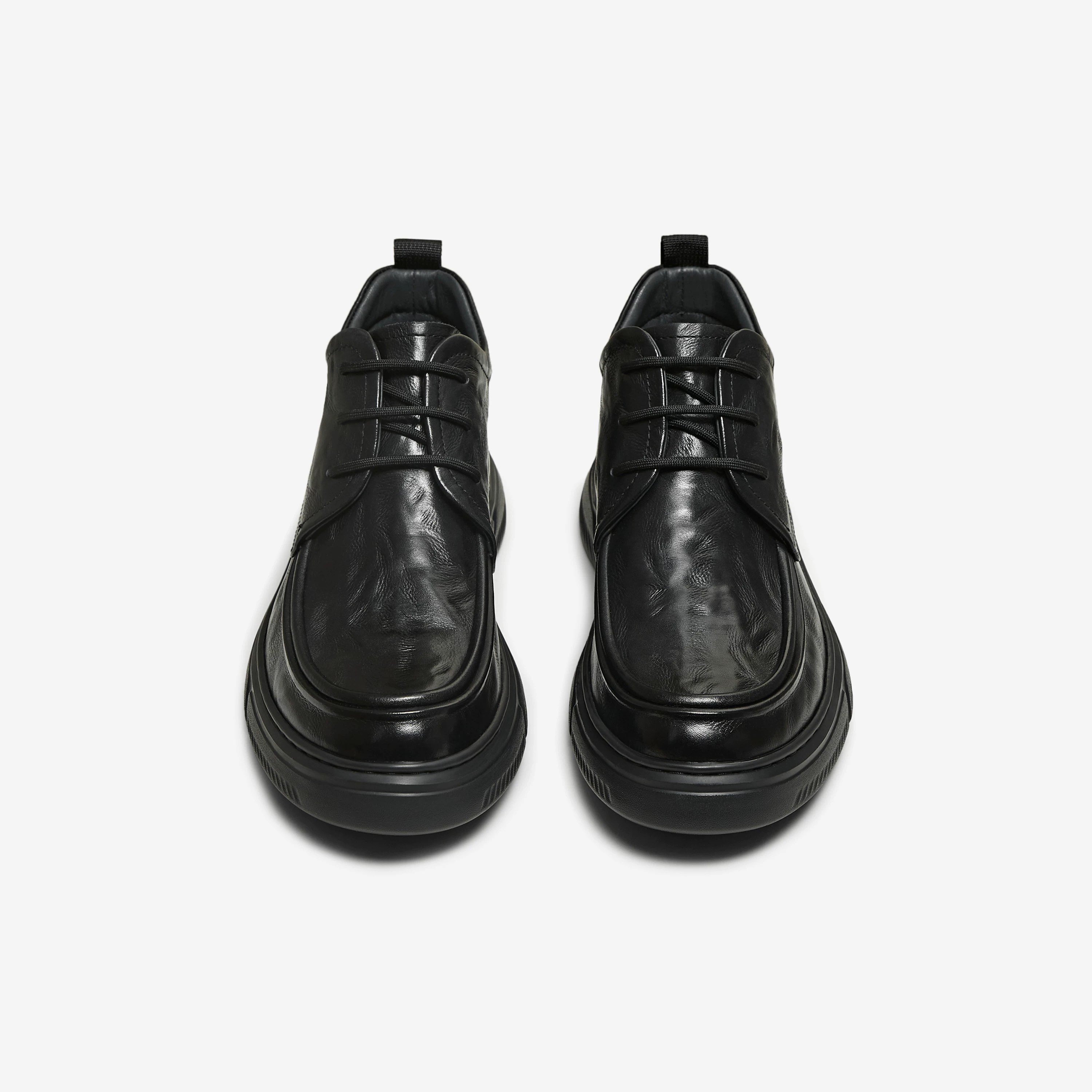 Giày bảo hộ lao động nam TATA 2025 mùa đông kiểu dáng mới thời trang, mũi tròn, đế dày, chất liệu da PGK02DD5