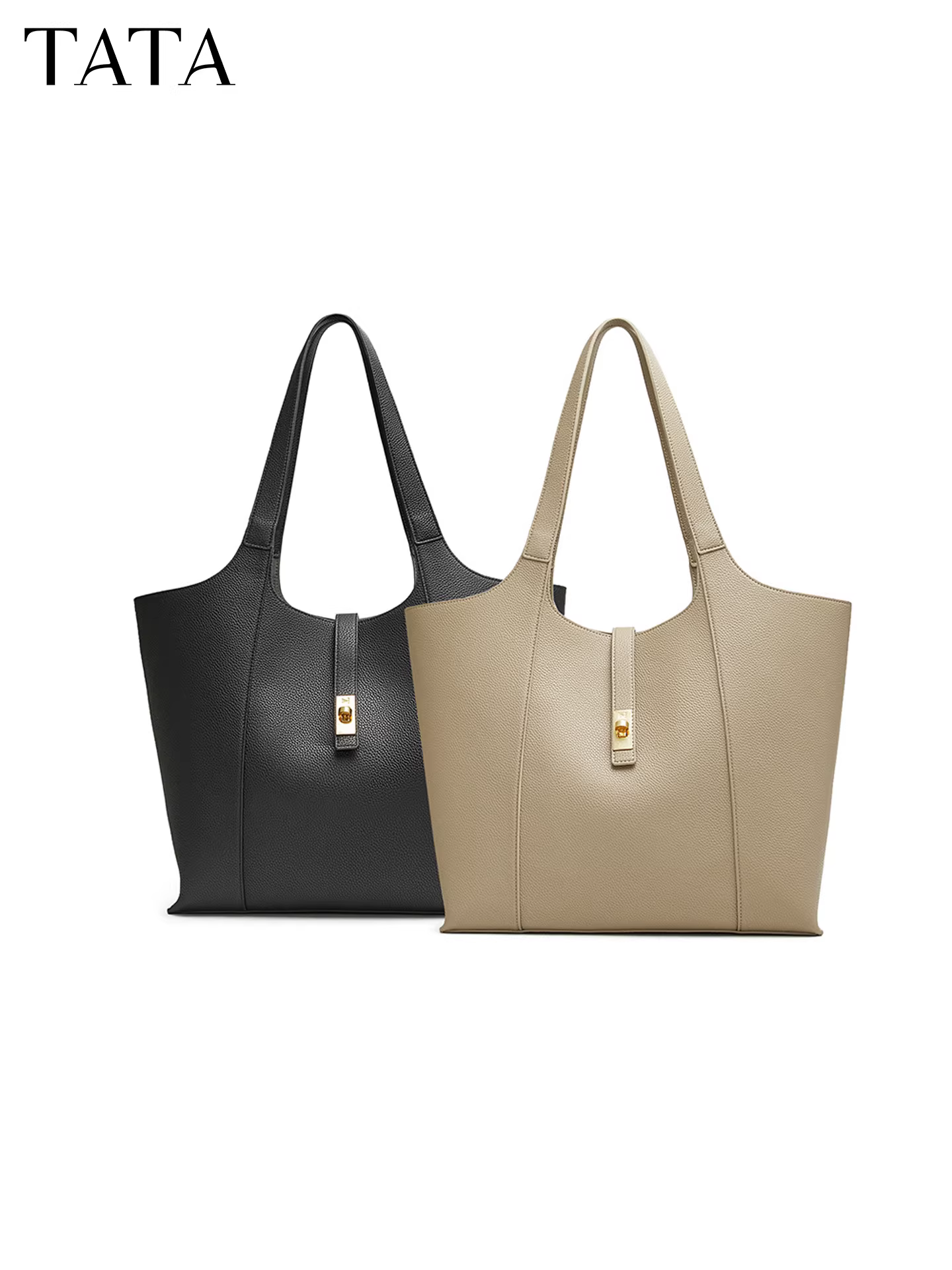 TATA túi tote sức chứa lớn túi xách nữ đi lại túi đeo vai túi xách túi lớn mùa đông mẫu mới X3368CX4