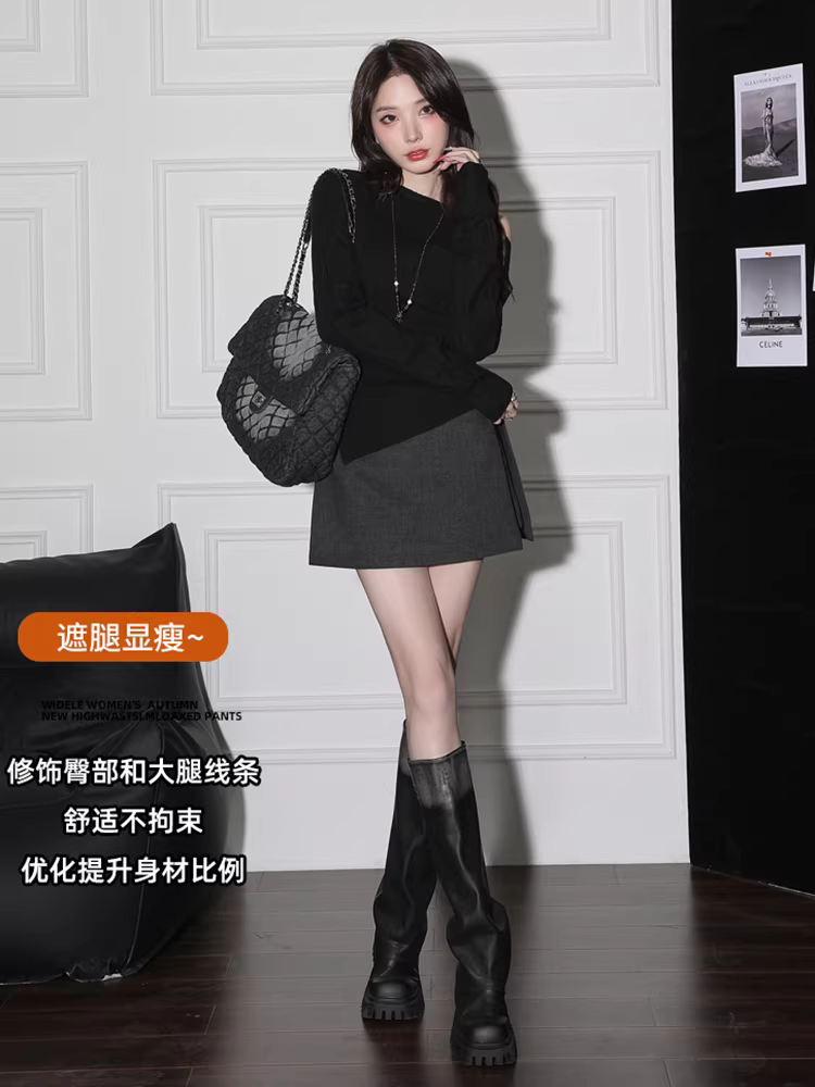 Váy xám nữ, váy xẻ mùa thu đông, váy rất đẹp, quần váy, váy ngắn ôm hông, váy vest, váy ngắn