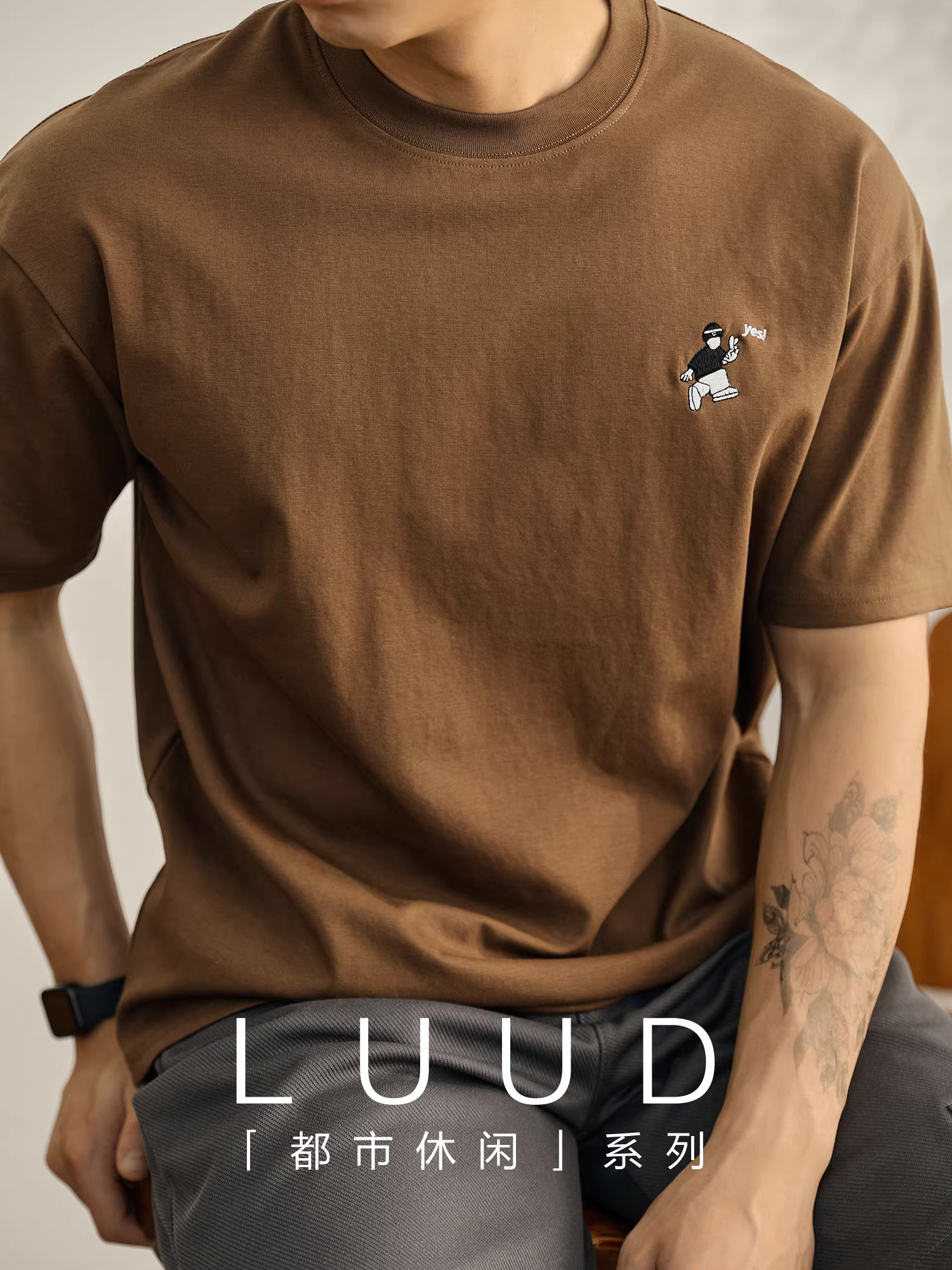 Ưu đãi đặc biệt: Áo thun nam tay ngắn thêu họa tiết, hơi rộng, kiểu dáng tối giản mùa hè, hợp thời trang, thoải mái, thân thiện với da, chất liệu cotton, cổ tròn, kiểu dáng xu hướng.