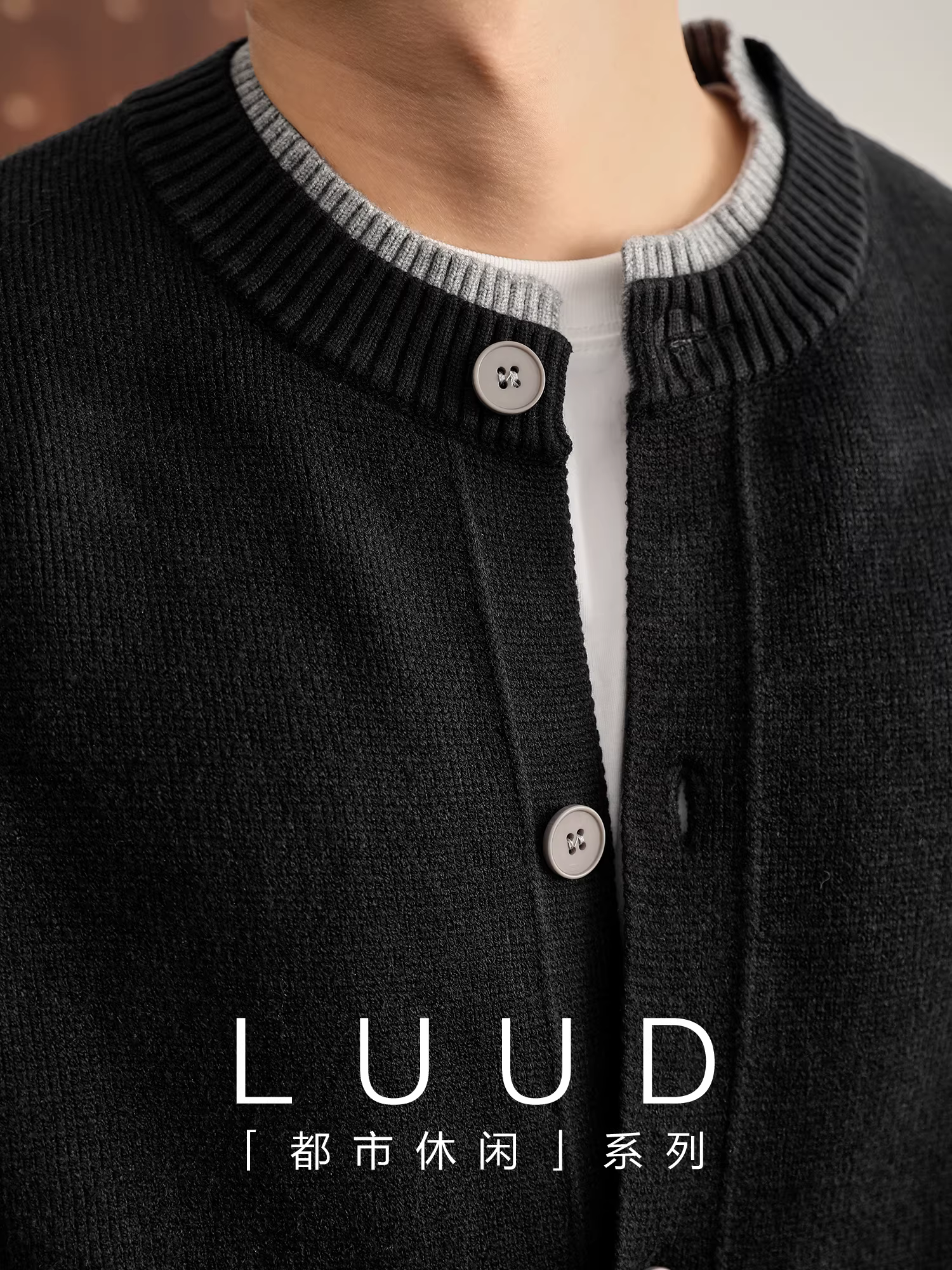 Khuyến mãi đặc biệt: Áo khoác cardigan dày dặn 800g kiểu tiền cổ, chống xù, áo khoác len giả hai lớp mùa thu đông.