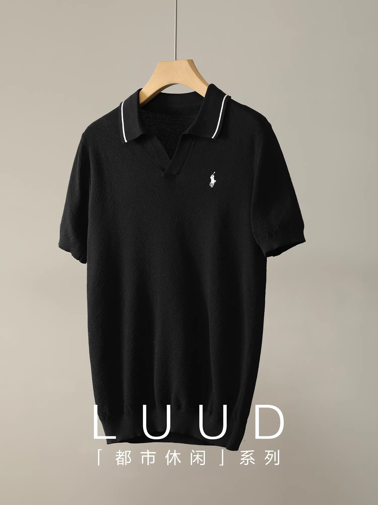 Khuyến mãi đặc biệt: Áo polo nam chất liệu cotton chải kỹ, kiểu dáng đơn giản nhưng sang trọng, họa tiết tổ ong 3D, thêu phối màu, cổ chim biển, tay ngắn.