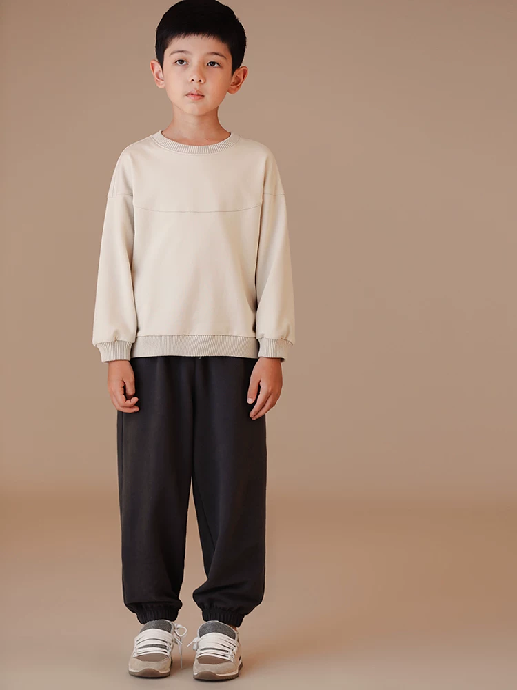Quần thường ngày mùa xuân hè dành cho trẻ em, quần thể thao cotton co giãn lưng thun, quần jogger đa năng dành cho bé trai và bé gái