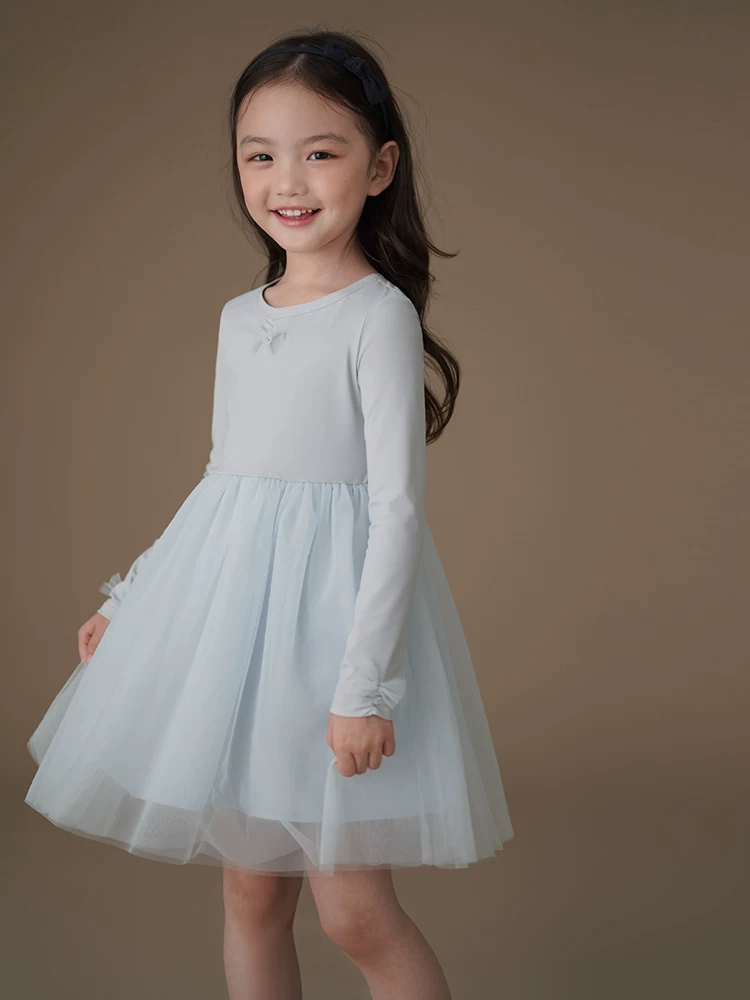 Ha Chi Quần Áo Trẻ Em Xuân Thu Đầm Công Chúa Elsa Sinh Nhật Cho Bé Áo Dài Tay Bé Gái Phong Cách Múa Ba Lê Váy Lưới