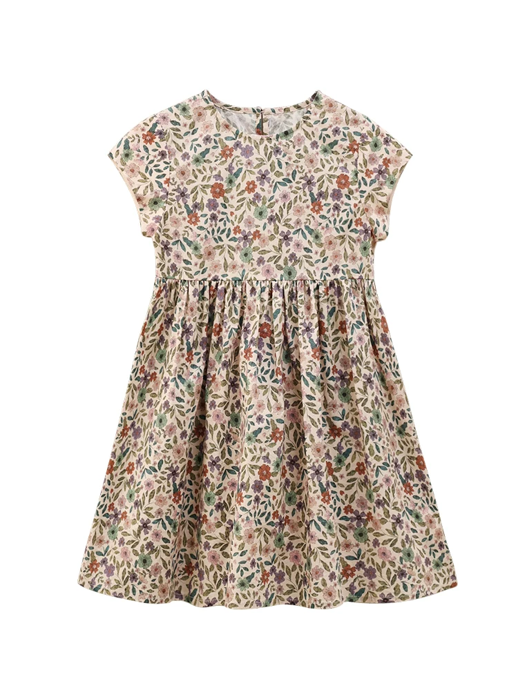 Quần áo trẻ em Hazi Váy trẻ em mùa hè Váy hoa cổ điển kiểu Pháp Váy cotton thân thiện với da Váy mùa hè cho bé gái 25 kiểu mới