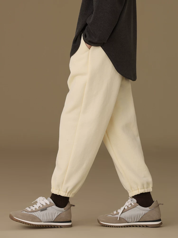 Quần dài mùa thu đông chất liệu cotton mềm mại, thoải mái, ấm áp cho bé trai bé gái, kiểu dáng jogger.