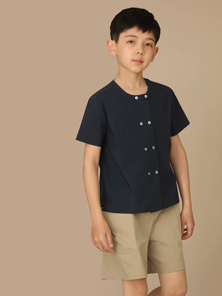 Quần áo trẻ em quần short thể thao cotton mỏng thoáng mát dành cho bé trai và bé gái dành cho trẻ em