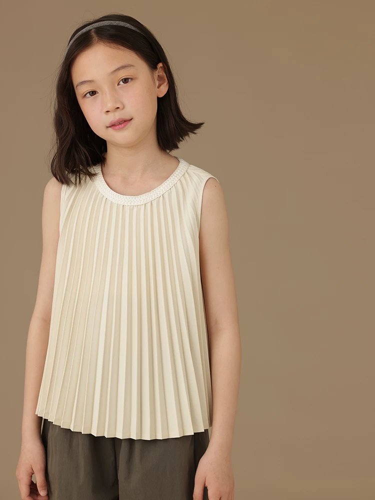 Áo không tay trẻ em thiết kế thanh lịch, áo gile bé gái mùa hè, áo khoác mỏng, quần áo mùa hè mới cho bé gái.