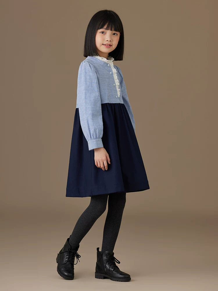 Quần áo trẻ em cho mùa xuân và mùa thu, quần legging tập nhảy thân thiện với làn da, tất dài cho bé gái, trẻ em cỡ vừa và lớn.