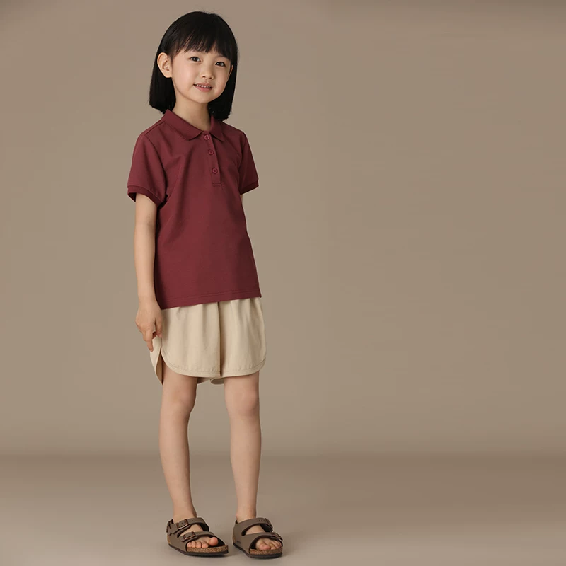 Quần áo trẻ em Hazi Mùa hè mới về Cotton chải kỹ thân thiện với da Thoáng mát thoáng khí Phong cách cha mẹ và con cái Quần short thể thao thông thường cho trẻ em
