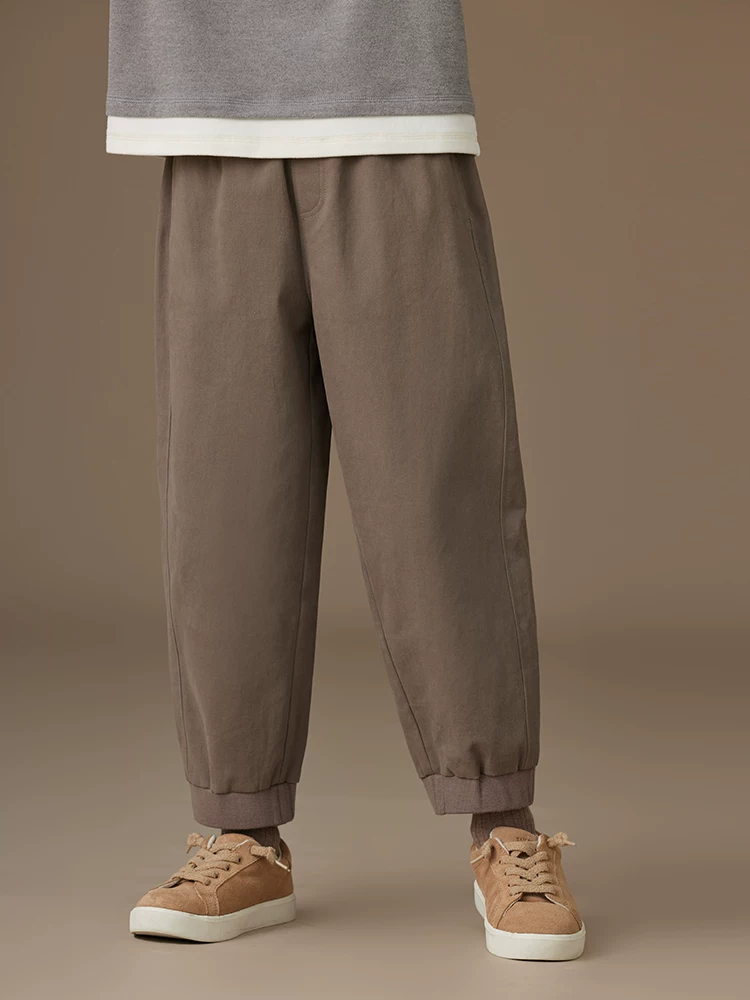 Quần áo trẻ em mùa xuân thu quần dài thường ngày cotton thân thiện với da quần dài đa năng bé trai và bé gái quần jogger phong cách