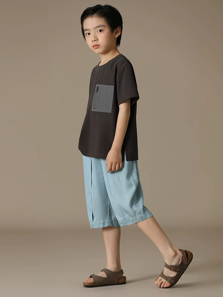 Quần thường ngày mùa hè cho trẻ em, quần denim capri mỏng và mát mẻ, đa năng cho cả bé trai và bé gái dành cho trẻ lớn hơn.