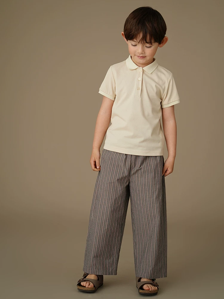 Quần ống thẳng cho trẻ em, thân thiện với làn da, hoàn toàn bằng cotton, quần thường ngày cho bé trai và bé gái, kiểu dáng mỏng mùa hè, trang phục mùa hè cho trẻ lớn.