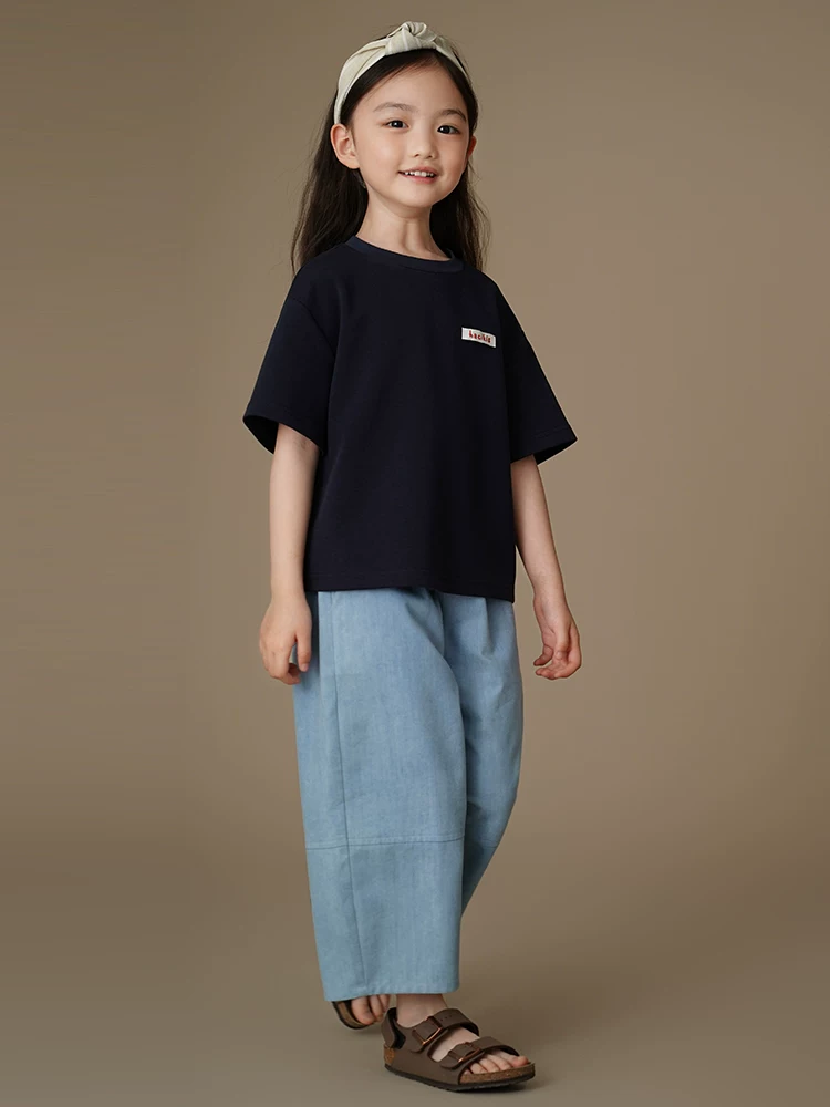 Quần dài mùa hè dành cho trẻ em quần jean đa năng thông thường dành cho bé trai và bé gái quần dài thông thường dành cho trẻ lớn hơn mỏng