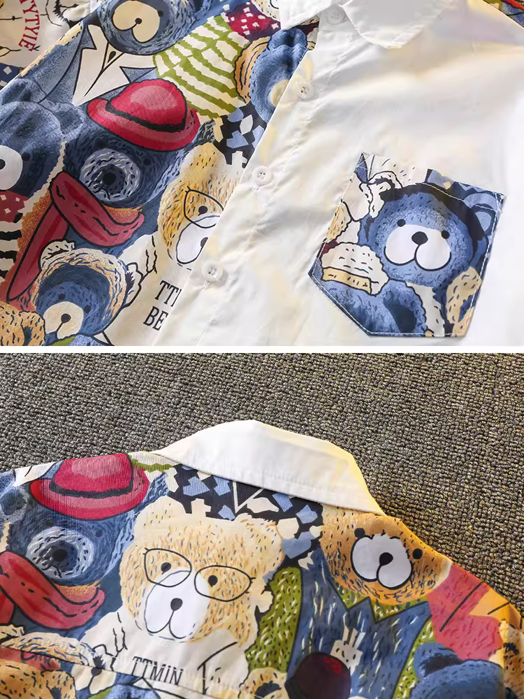 Bộ quần áo hè bé trai 2025 kiểu dáng mới thời trang, quần áo ngắn tay mát mẻ cho bé trai