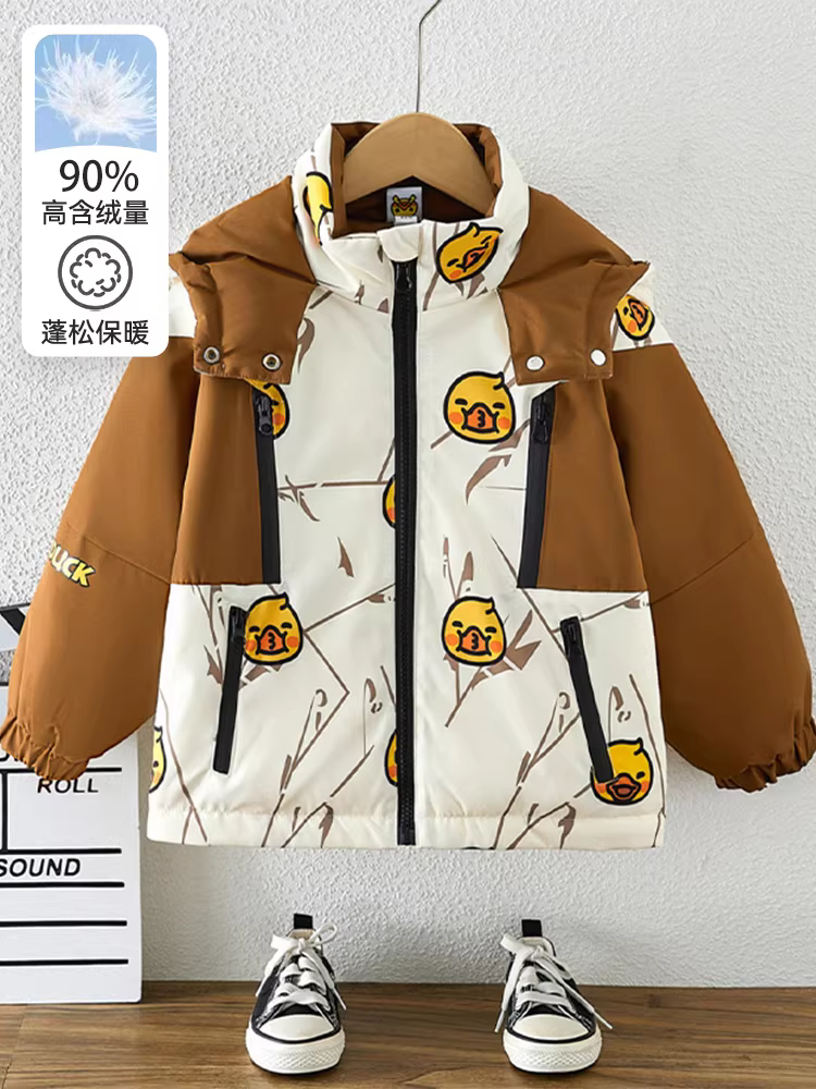 Áo khoác mùa đông bé trai 2025, áo khoác phao trẻ em thời trang mới, áo khoác dày giữ ấm cho bé trai, thời trang và cá tính